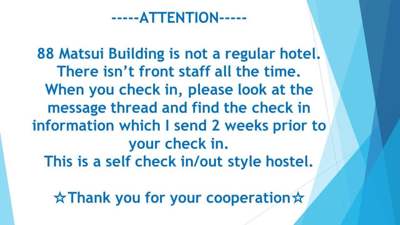 88 Matsui Building Sapporo Aparthotel Exterior photo